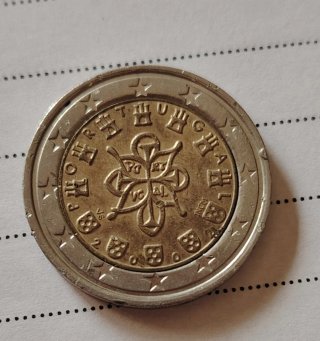 2 Euro Portugal Error Estrellas