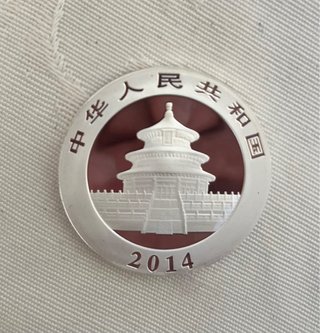 Panda plata Oficial 2014 de 31,103gr Ø 40mm