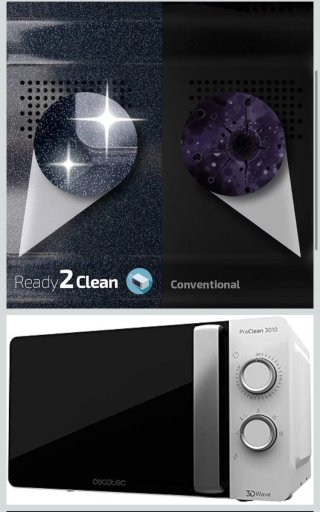 Microondas Cecotec ProClean 3010 20L