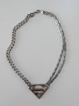 Collana Nomination Superman Uomo Argento