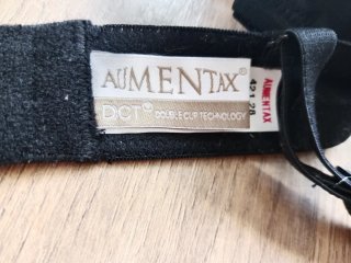 Sujetador Aumentax Negro 85B