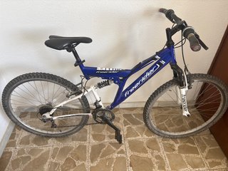 Bicicleta Freerider Doble Suspensión Azul