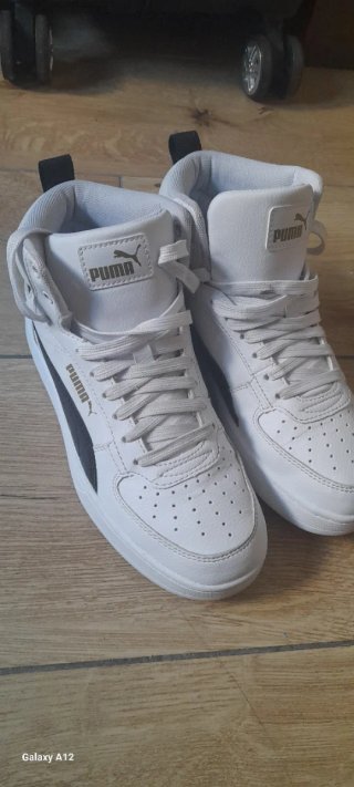 Zapatillas Puma Unisex Blancas y Negras