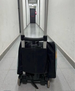 Bolsa para patines con ruedas