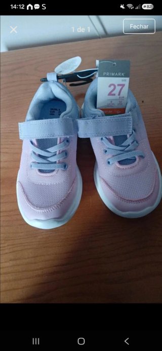 Sapatilhas menina n⁰27 Primark