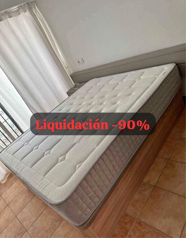 PACCO LETTO + MATERASSE con letto e materasso disponibili separatamente con SPEDIZIONE SOLO VALENCIA E DINTORNI!
