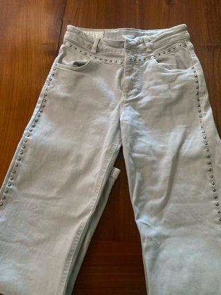 Lote 5 pantalones niña T.12-13