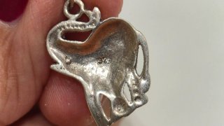 Pendientes Plata Ley Elefantes
