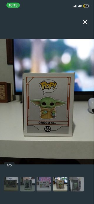 Funko Pop Grogu con Galletas Star Wars 465