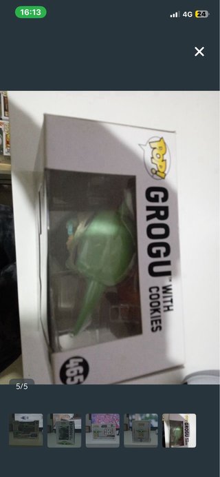 Funko Pop Grogu con Galletas Star Wars 465