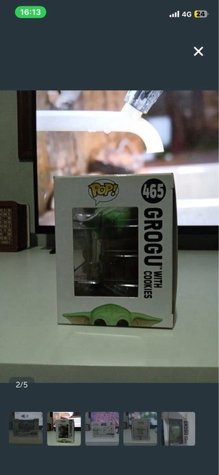 Funko Pop Grogu con Galletas Star Wars 465