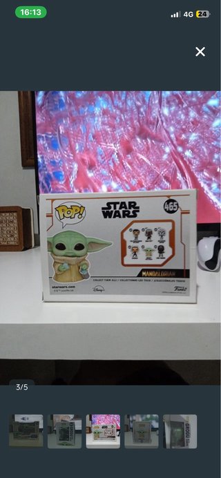 Funko Pop Grogu con Galletas Star Wars 465