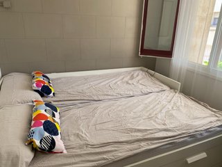 Cama doble con cajones Ikea
