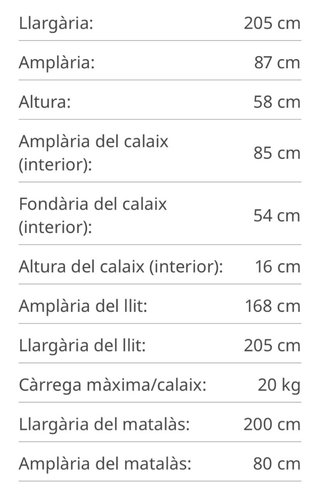 Cama doble con cajones Ikea