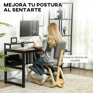 Silla Ergonómica de Rodillas con Respaldo Cojines
