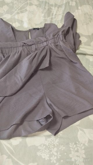 Mono corto Kiabi malva talla 36