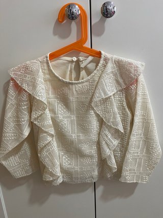 Chaqueta vaquera niña Zara con borreguito