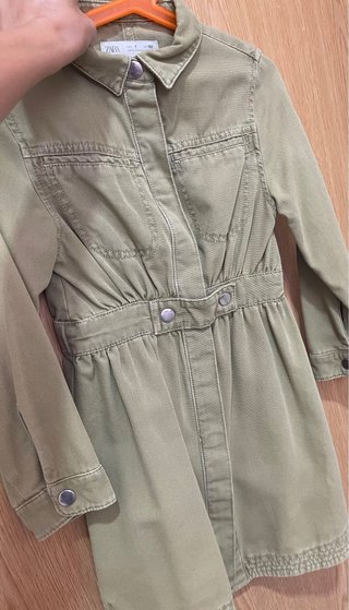 Chaqueta vaquera niña Zara con borreguito