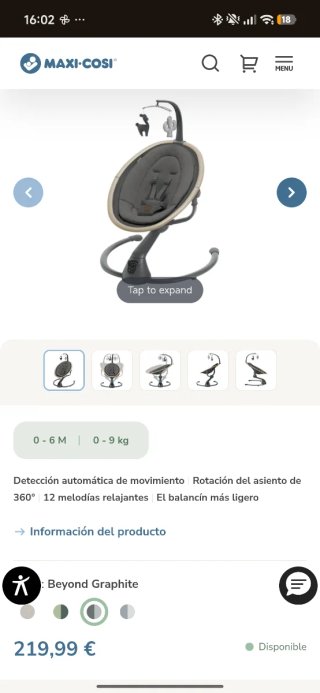 Maxi Cosi Cassia Hamaca Bebé