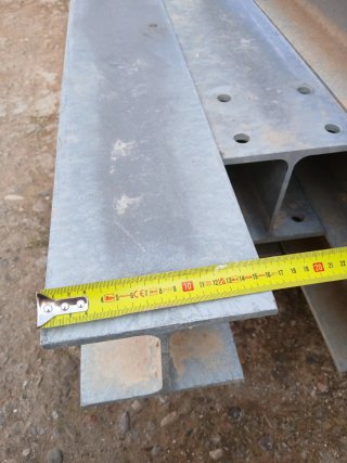 Vigas de hierro galvanizado