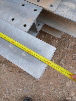 Vigas de hierro galvanizado