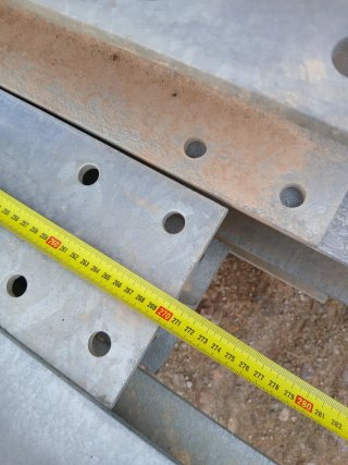 Vigas de hierro galvanizado