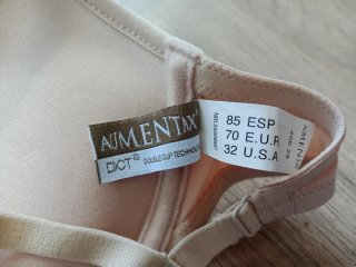 Sujetador Aumentax 85B Beige