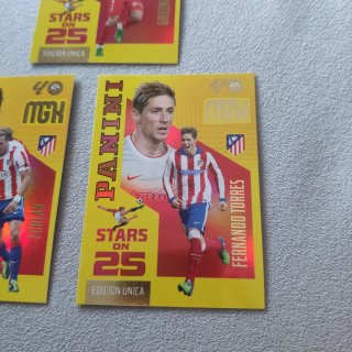 Lote 3 cromos Panini Atlético de Madrid