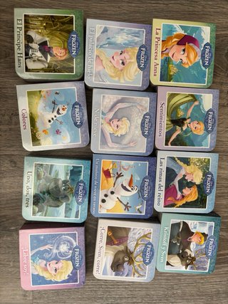 Frozen Disney 12 libros de cartón