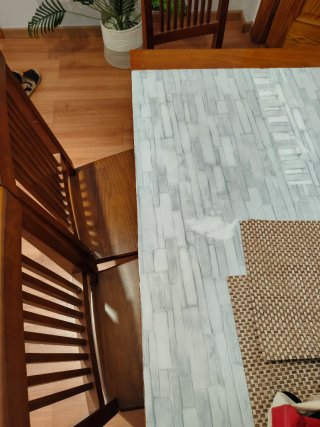 Mesa de madera maciza extensible hasta 2,20 metros