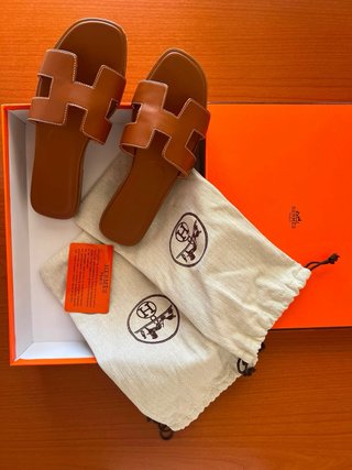 Sandali Hermes Marroni
