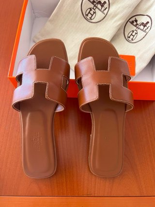 Sandali Hermes Marroni