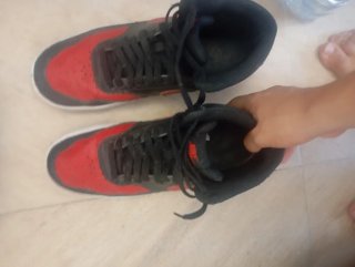 Zapatos Jordan Azules y Grises