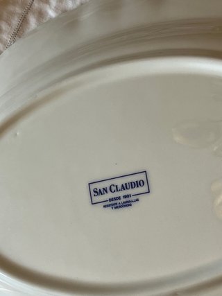 Juego 4 Piezas Vajilla  San Claudio Frutas