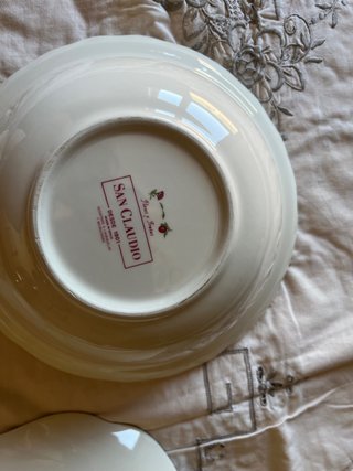 Juego 4 Piezas Vajilla  San Claudio Frutas
