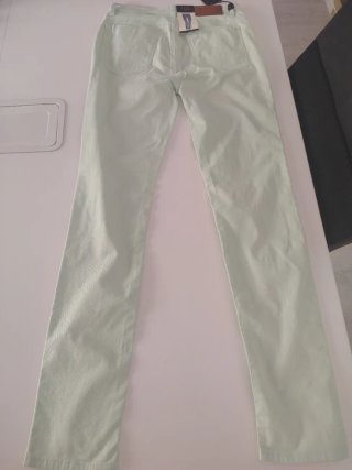 Pantaloni Trussardi Verde Acqua