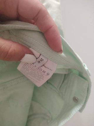 Pantaloni Trussardi Verde Acqua