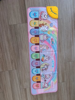 Alfombra Piano Musical Unicornios Niños