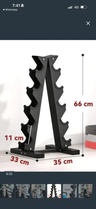 Soporte para 10 Mancuernas. Nuevo.