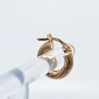 Pendientes Aro Oro 18k Acanalados