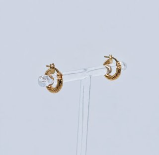 Pendientes Aro Oro 18k Acanalados