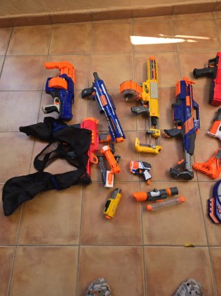 Lote de pistolas Nerf
