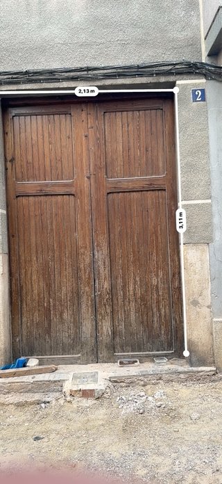 Puertas de madera maciza