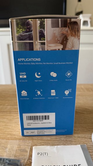 Cámara Vigilancia Laxihub P2T 2K WiFi