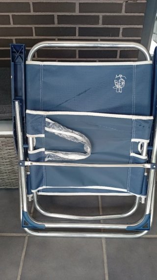 Sillas de camping/playa/jardín azules