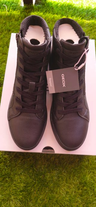 Geox Sneakers Altas Mujer Negras