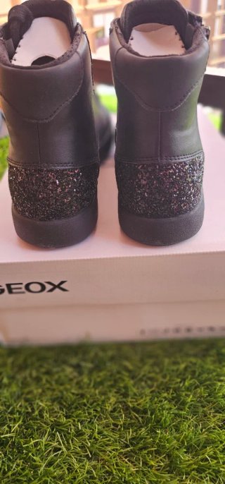 Geox Sneakers Altas Mujer Negras