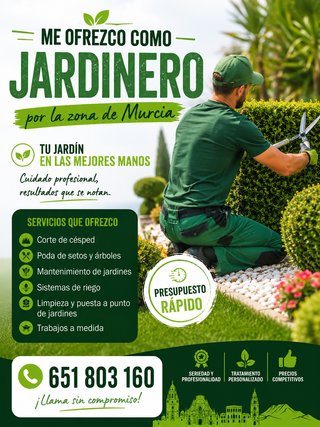 Servicios de Jardinería en Murcia