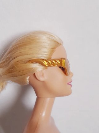 occhiali dorati Barbie