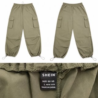 Pantalones cargo Shein verde militar Talla L